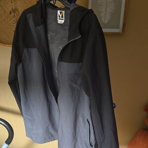 Men's Versatile Black Windbreaker